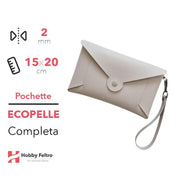 Pochette Completa Ecopelle Beige COD.31