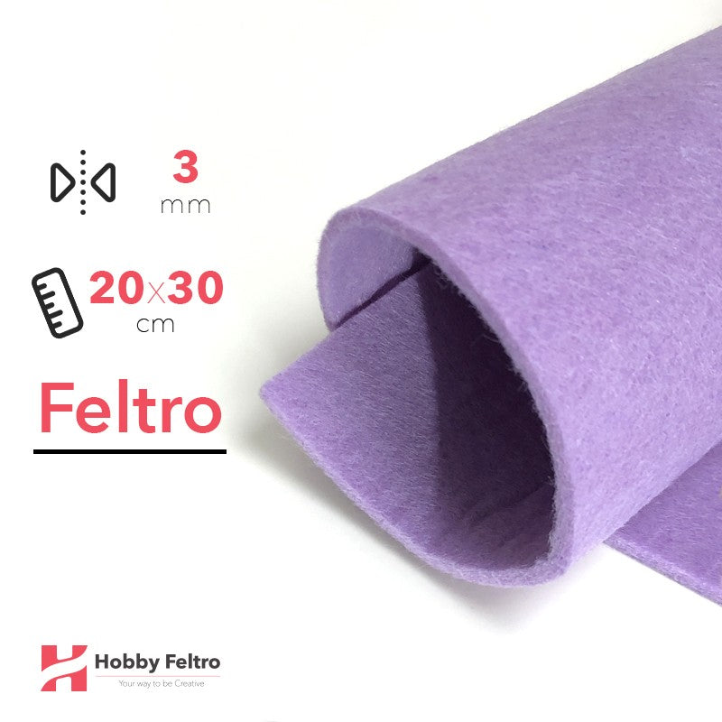 Feltro 20x30cm 3mm Lilla COD.81