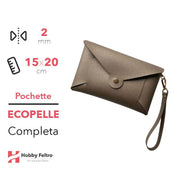 Pochette Completa Ecopelle Bronzo COD.A45