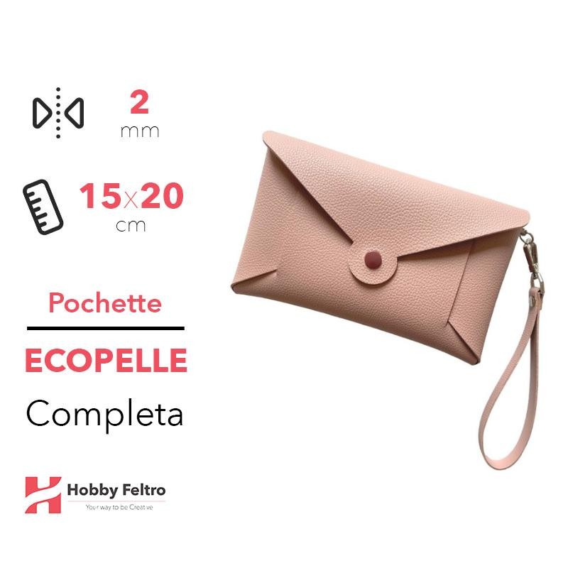 Pochette Completa Ecopelle Cipria COD.29
