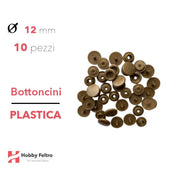 Bottoncini in plastica colorati Bronzo COD.B11