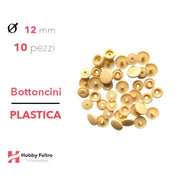 Bottoncini in plastica colorati Ocra COD.B53
