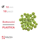 Bottoncini in plastica colorati Pistacchio COD.B44