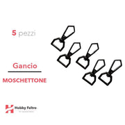 Gancio moschettone portachiavi Canna di Fucile COD.gancio2