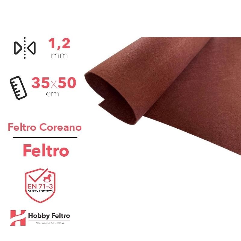 Feltro coreano Bruciato certificato EN71 1,2 mm COD882