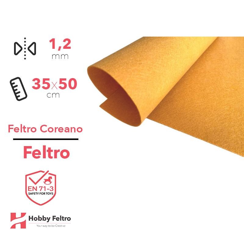 Feltro coreano Giallo Senape certificato EN71 1,2 mm COD815