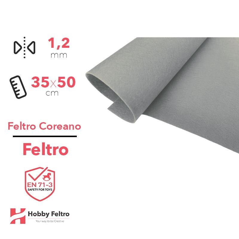 Feltro coreano Grigio Chiaro certificato EN71 1,2 mm COD896