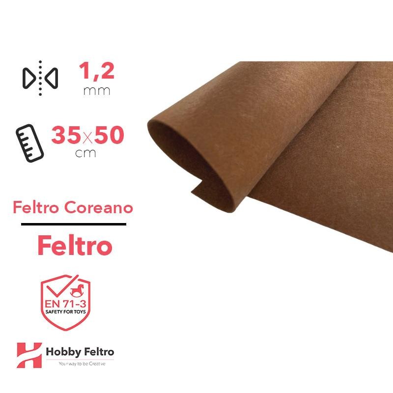 Feltro coreano Marrone Chiaro certificato EN71 1,2 mm COD881