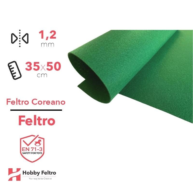 Feltro coreano Verde Natale Chiaro certificato EN71 1,2 mm COD869