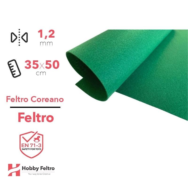 Feltro coreano Verde certificato EN71 1,2 mm COD867