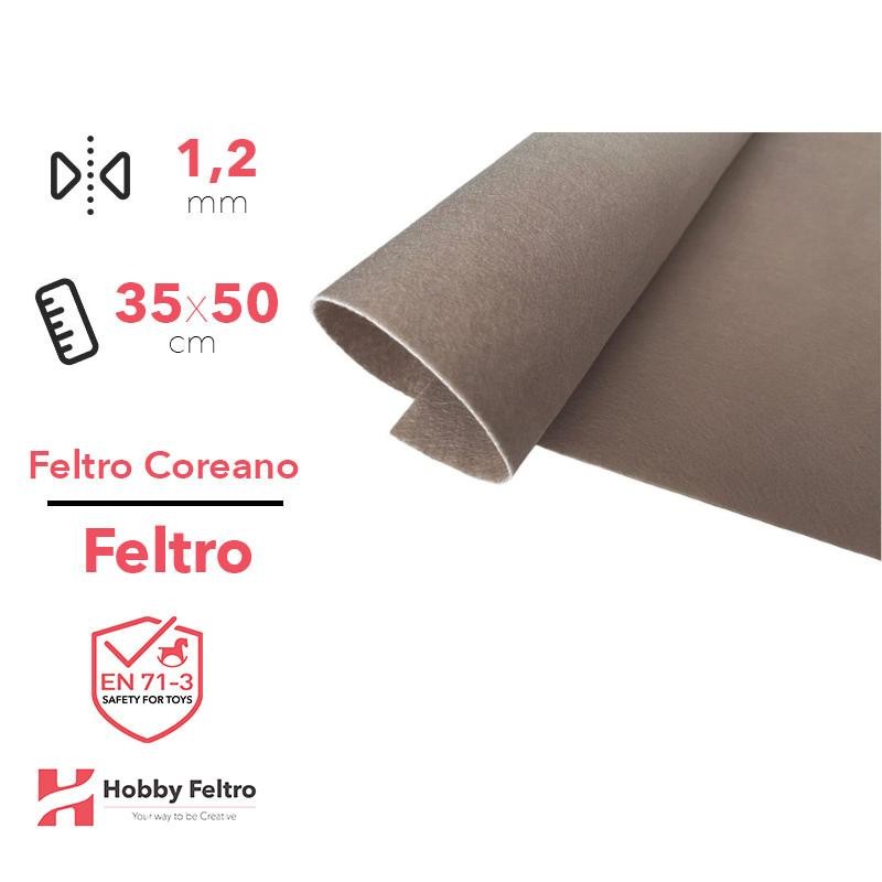 Feltro coreano Tortora Scuro certificato EN71 1,2 mm COD877