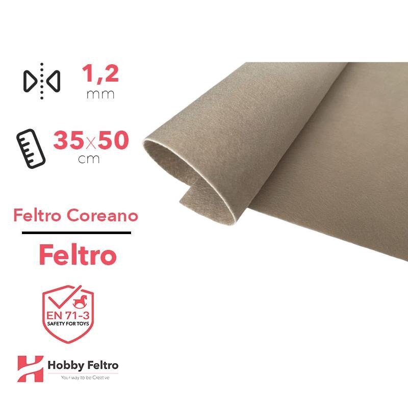 Feltro coreano Tortora certificato EN71 1,2 mm COD878