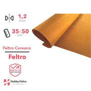 Feltro coreano Senape Scuro certificato EN71 1,2 mm COD817