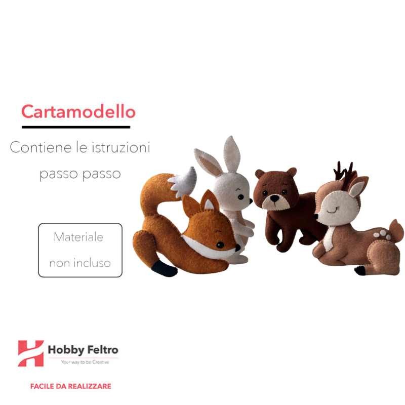 Cartamodello Animali della Foresta