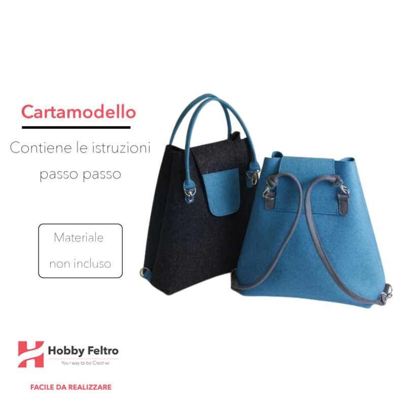 Cartamodello Borsa di Linda in Feltro