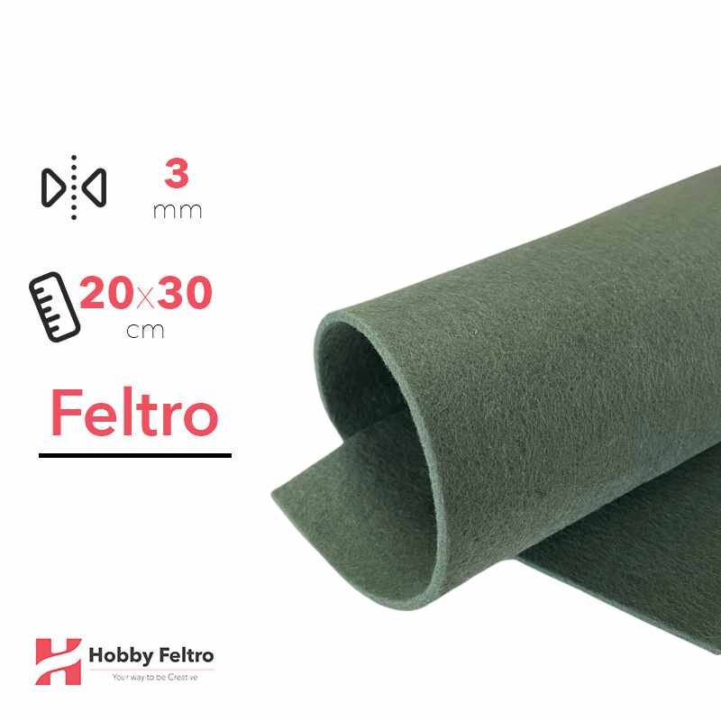Feltro Verde Salvia 20x30cm 3mm COD.2311