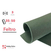 Feltro Verde Salvia 35x50cm 3mm COD.2311