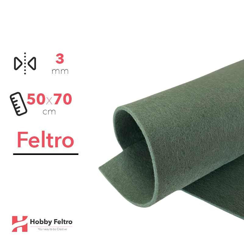 Feltro Verde Salvia 50x70cm 3mm COD.2311
