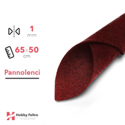 Pannolenci Bordeaux 65x50cm 1mm - COD.52