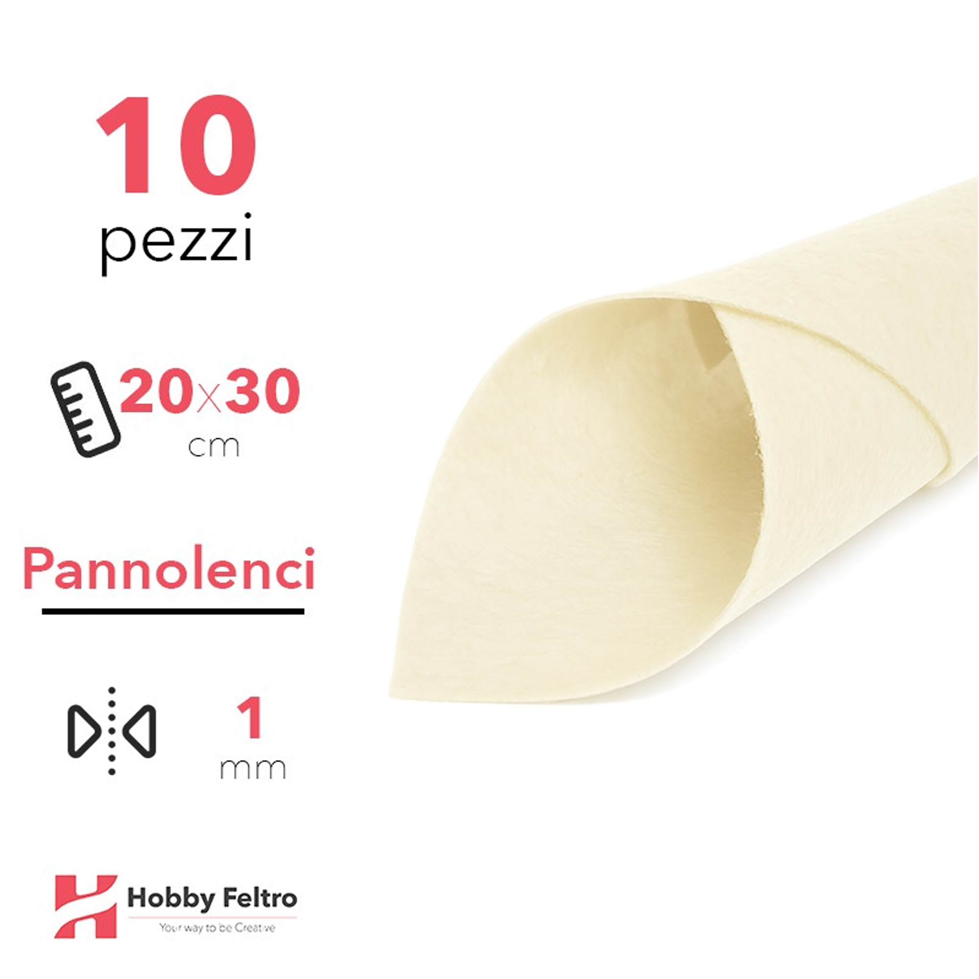 Pannolenci Lilla 20x30cm - 10 pezzi COD.PANNA