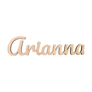 scritta in legno personalizzata