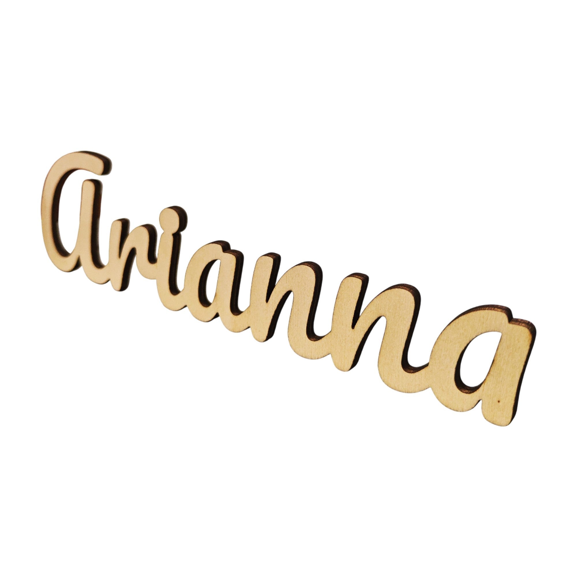 nome in legno per cane