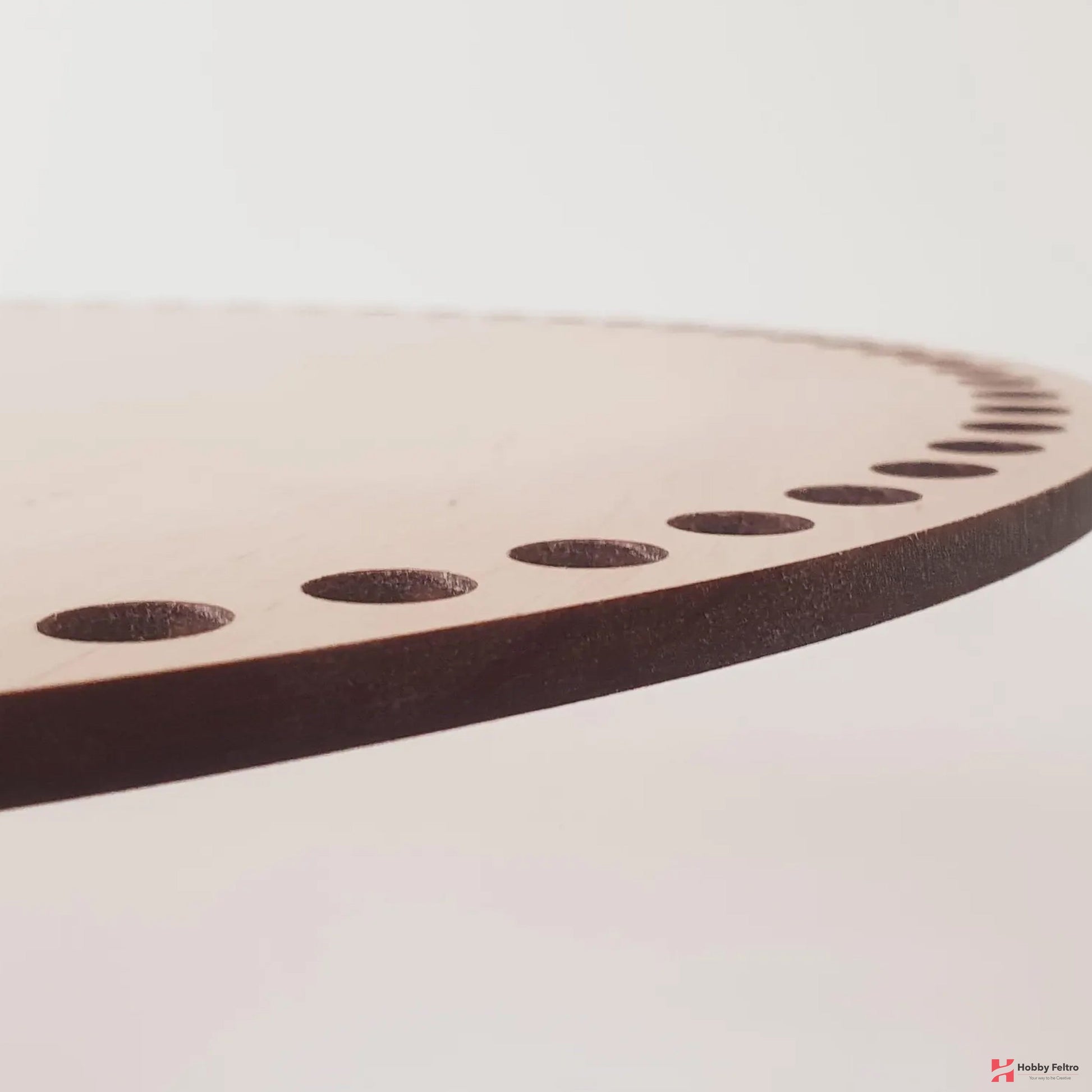 base in legno rotonda in 4mm