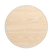 Base in legno rotonda personalizzata