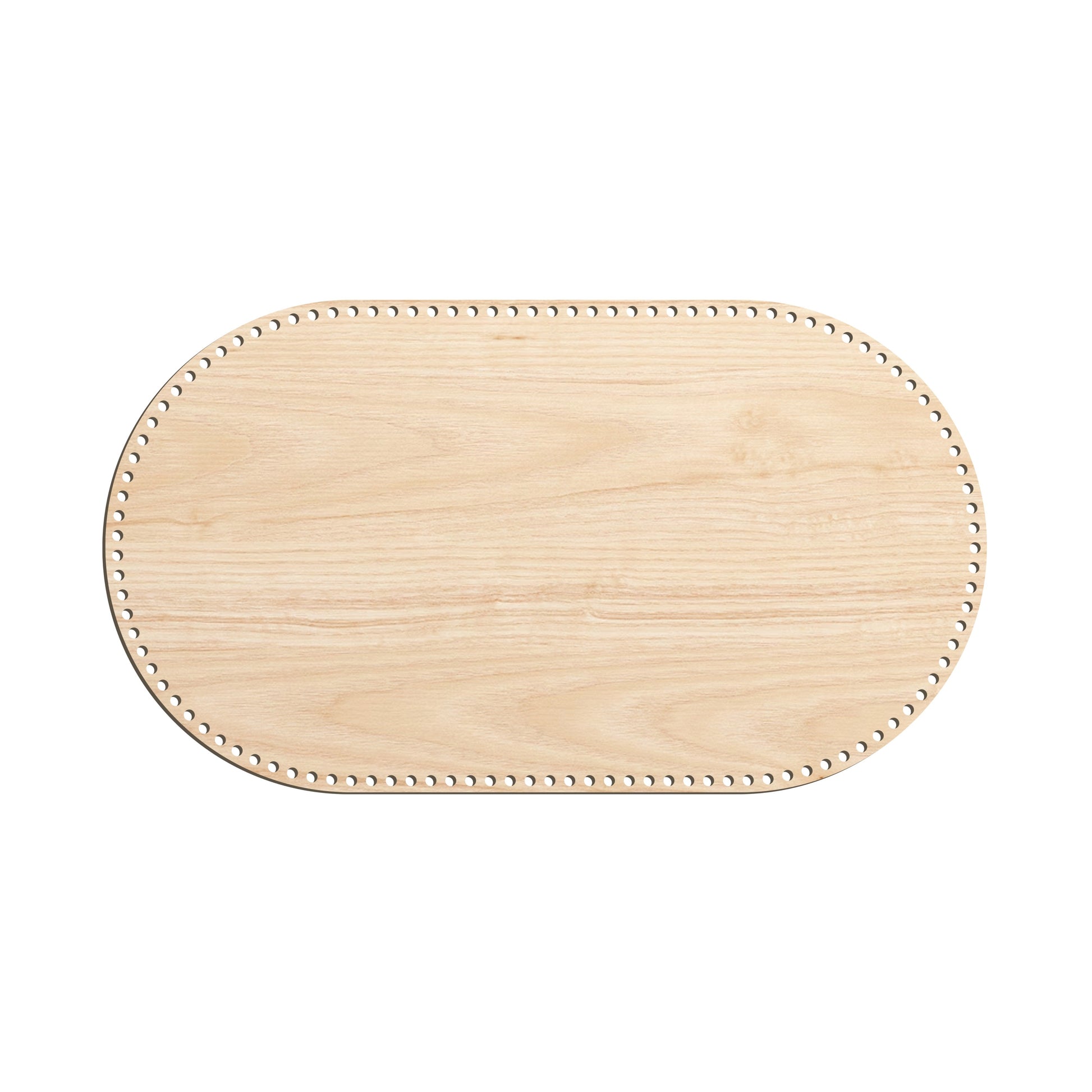 base forata in legno per culla