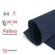 Feltro 35x50cm 3mm Blu Notte COD.32