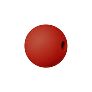 sfera in silicone alimentare 12mm rosso fuoco
