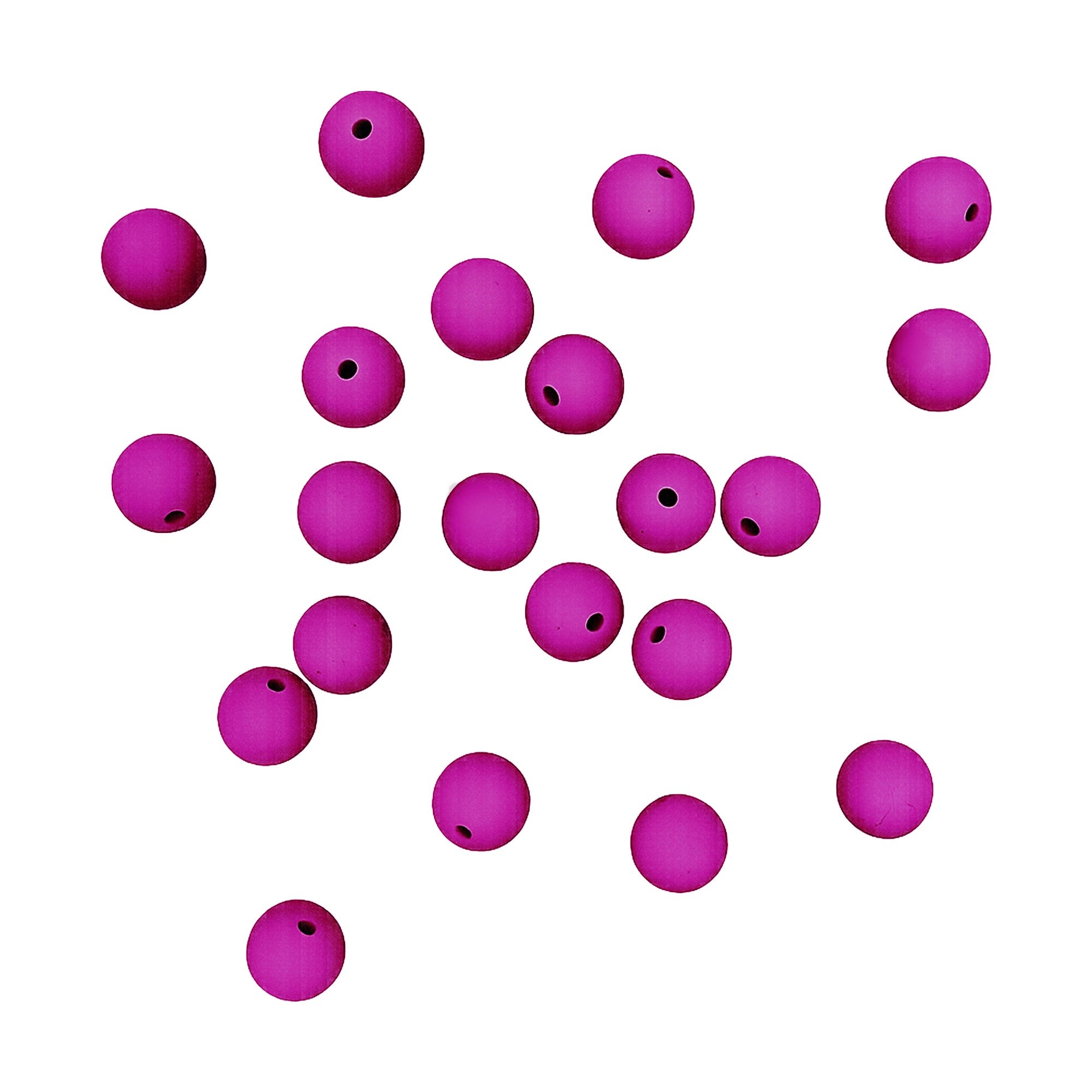 sfera in silicone alimentare 12mm fucsia dentizione