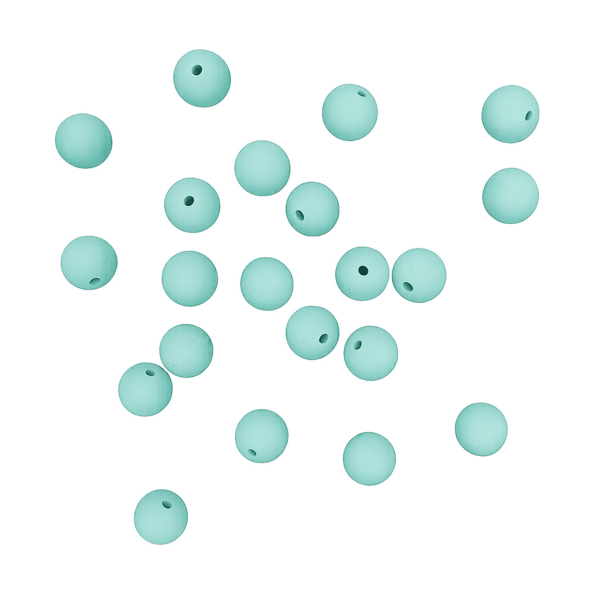 sfera in silicone alimentare 12mm verdino dentizione