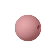 sfera in silicone alimentare rosa antico da 12 mm per collane e accessori dentizione