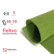 Feltro 50x70cm 3mm Verde Chiaro COD.19
