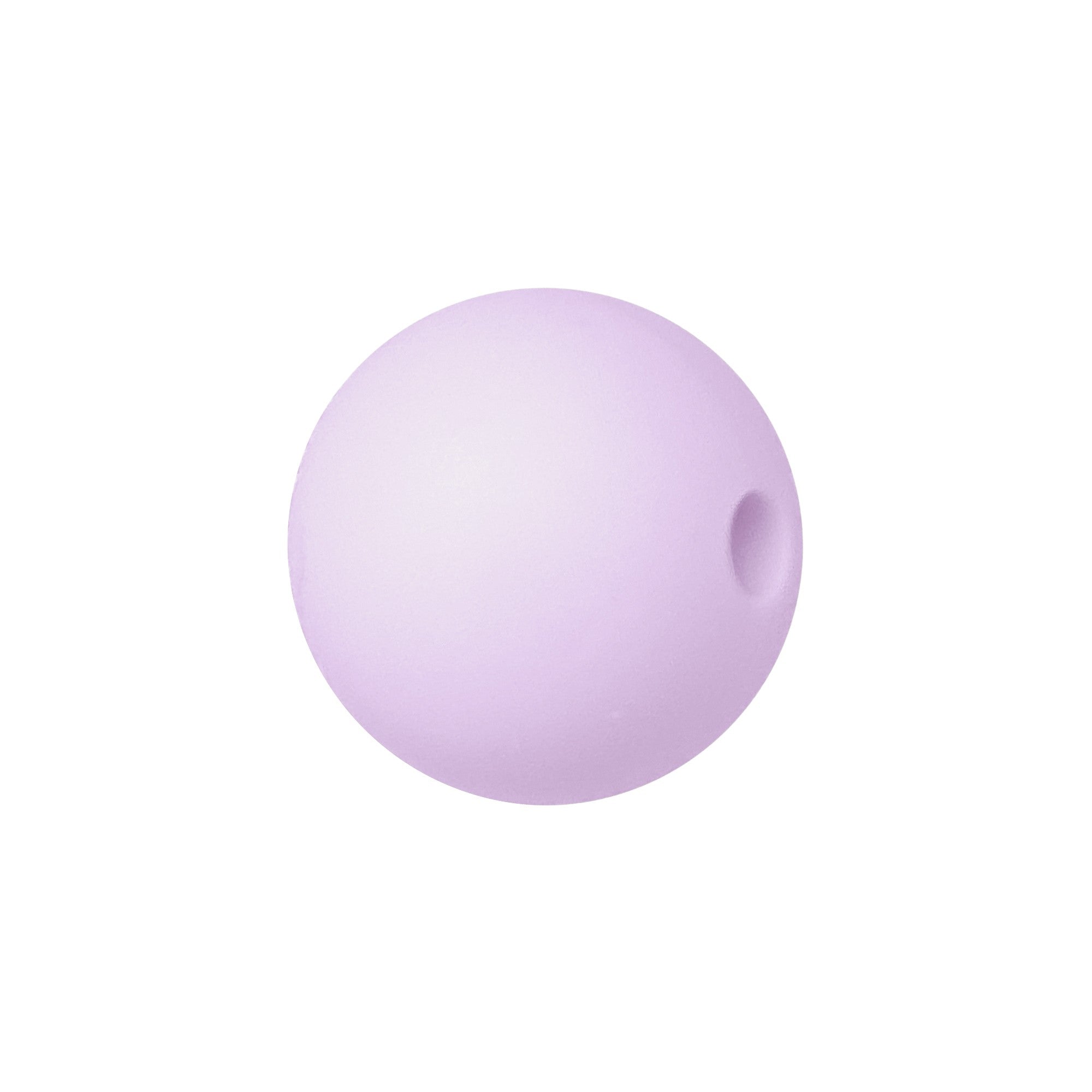 sfera in silicone alimentare rosa lilla da 9 mm per collane e accessori dentizione