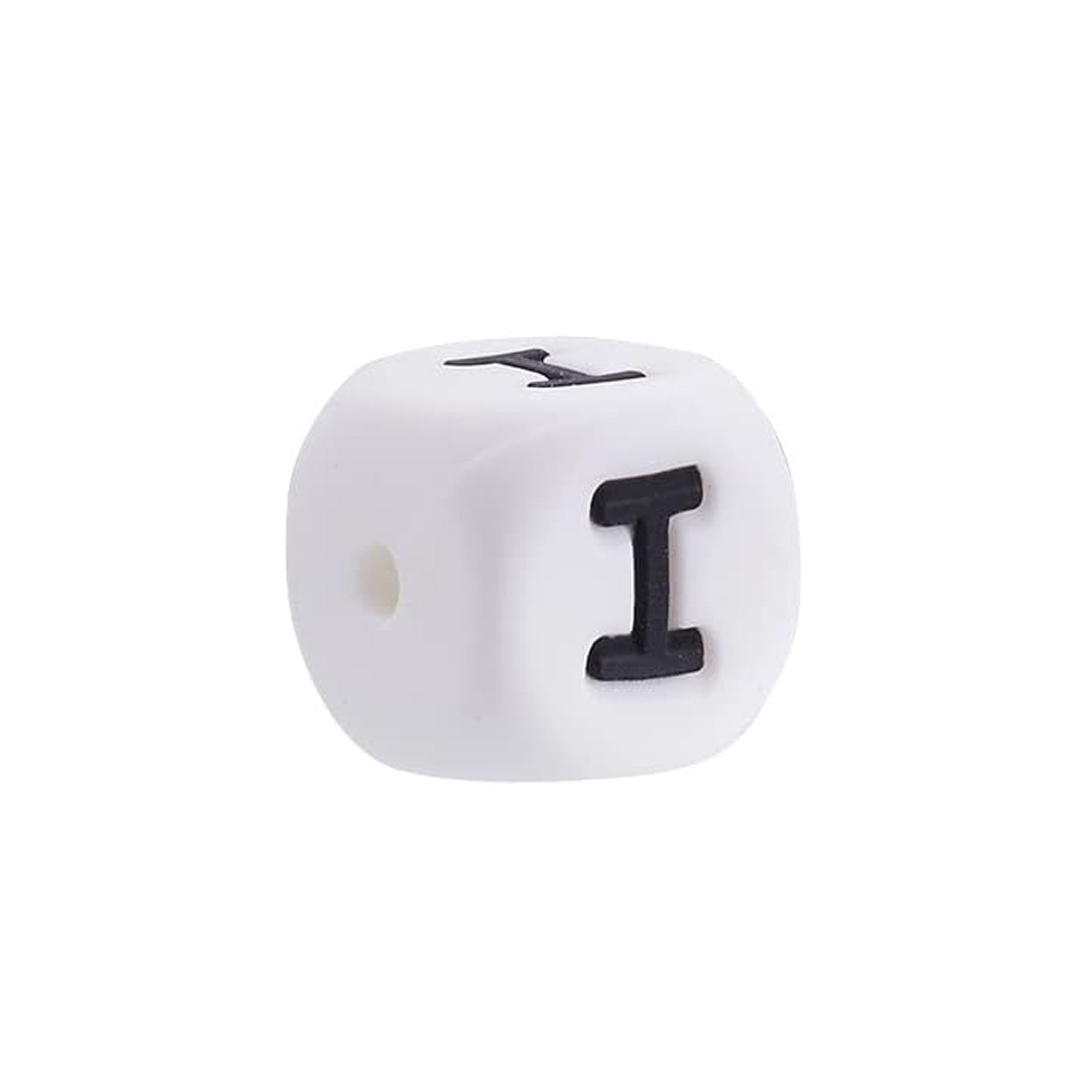 lettera I in silicone alimentare 12mm per dentizione e scritte personalizzate