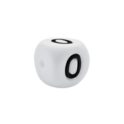 numero 0 in silicone alimentare 12mm per dentizione e scritte personalizzate