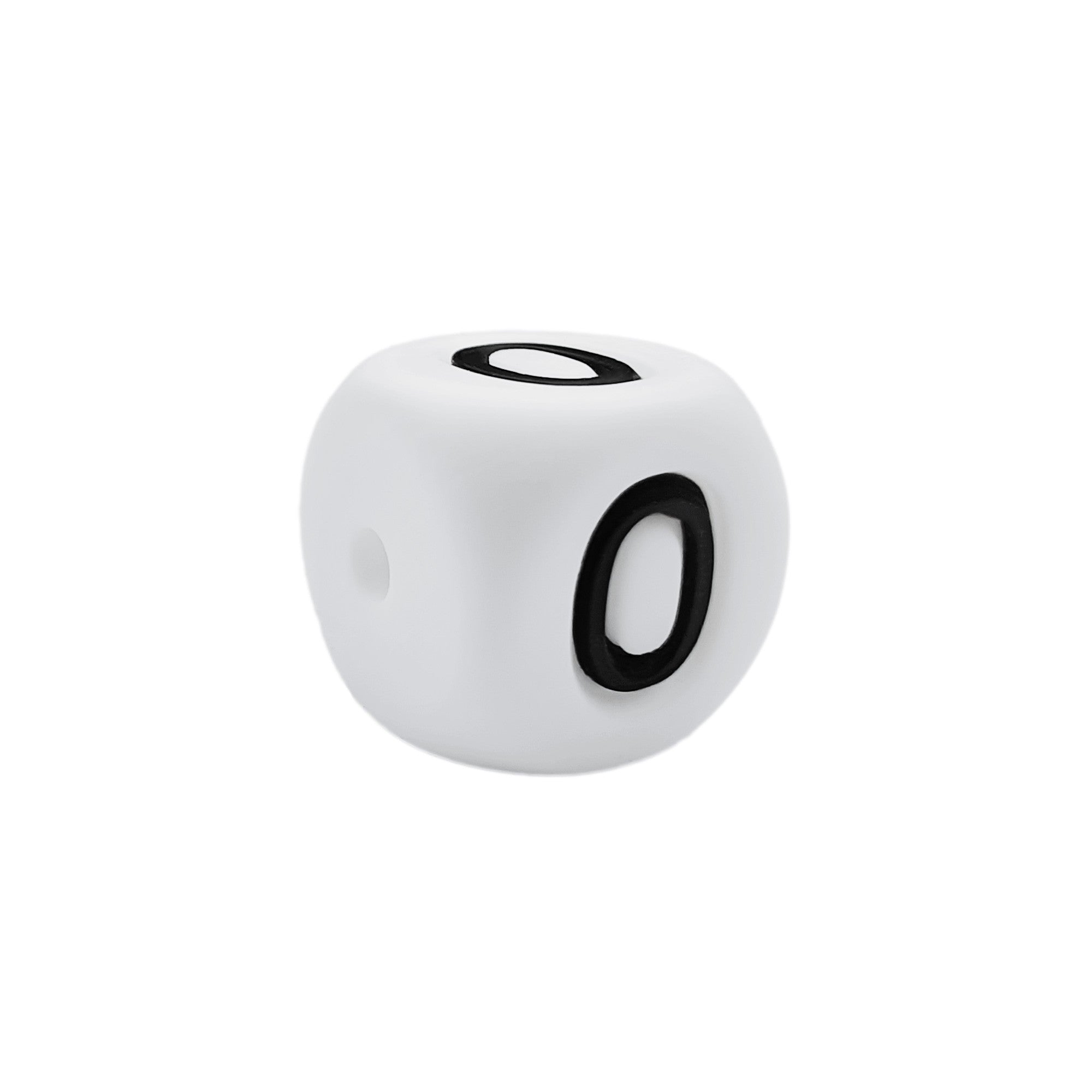 numero 0 in silicone alimentare 12mm per dentizione e scritte personalizzate