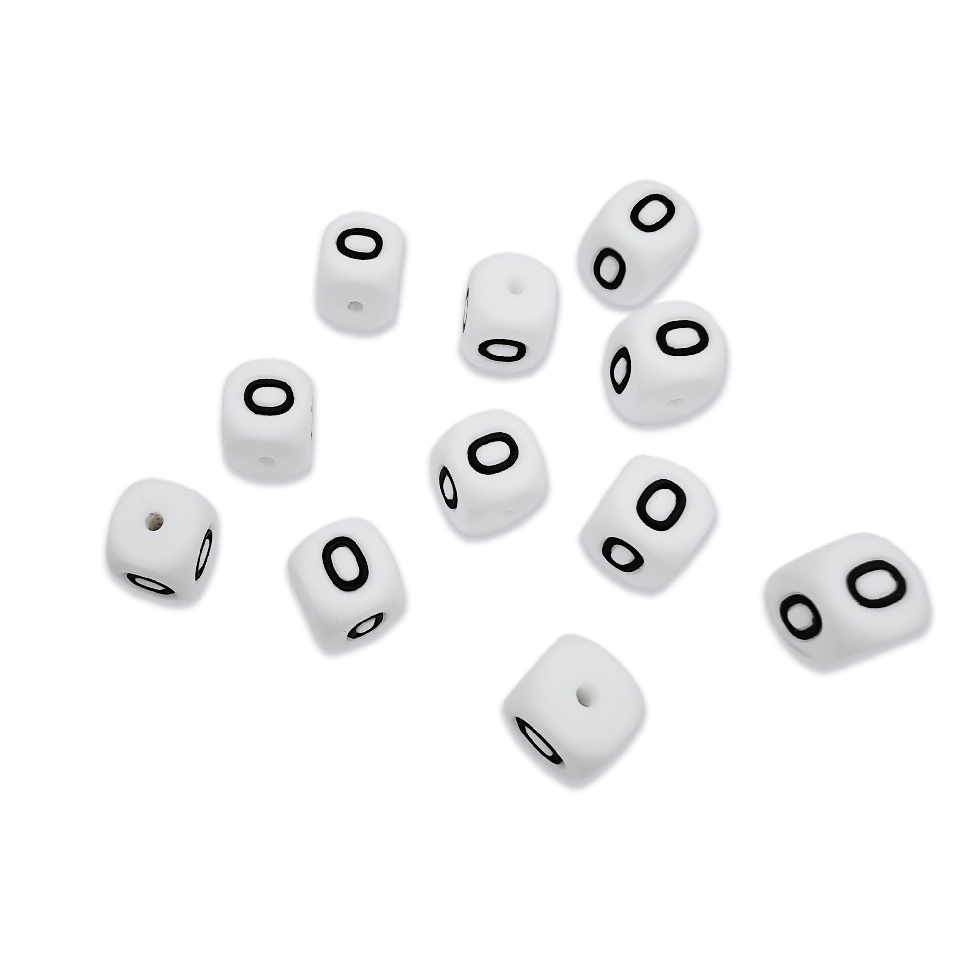 numero 0 in silicone alimentare 12mm per portachiavi e scritte personalizzate