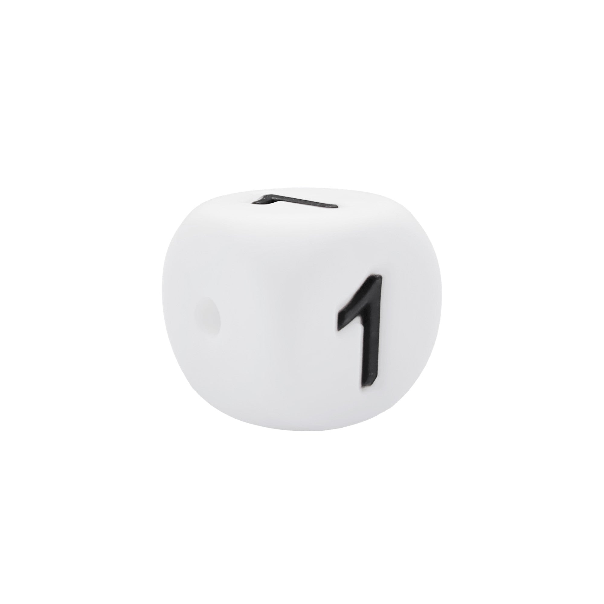 numero 1 in silicone alimentare 12mm per dentizione e scritte personalizzate