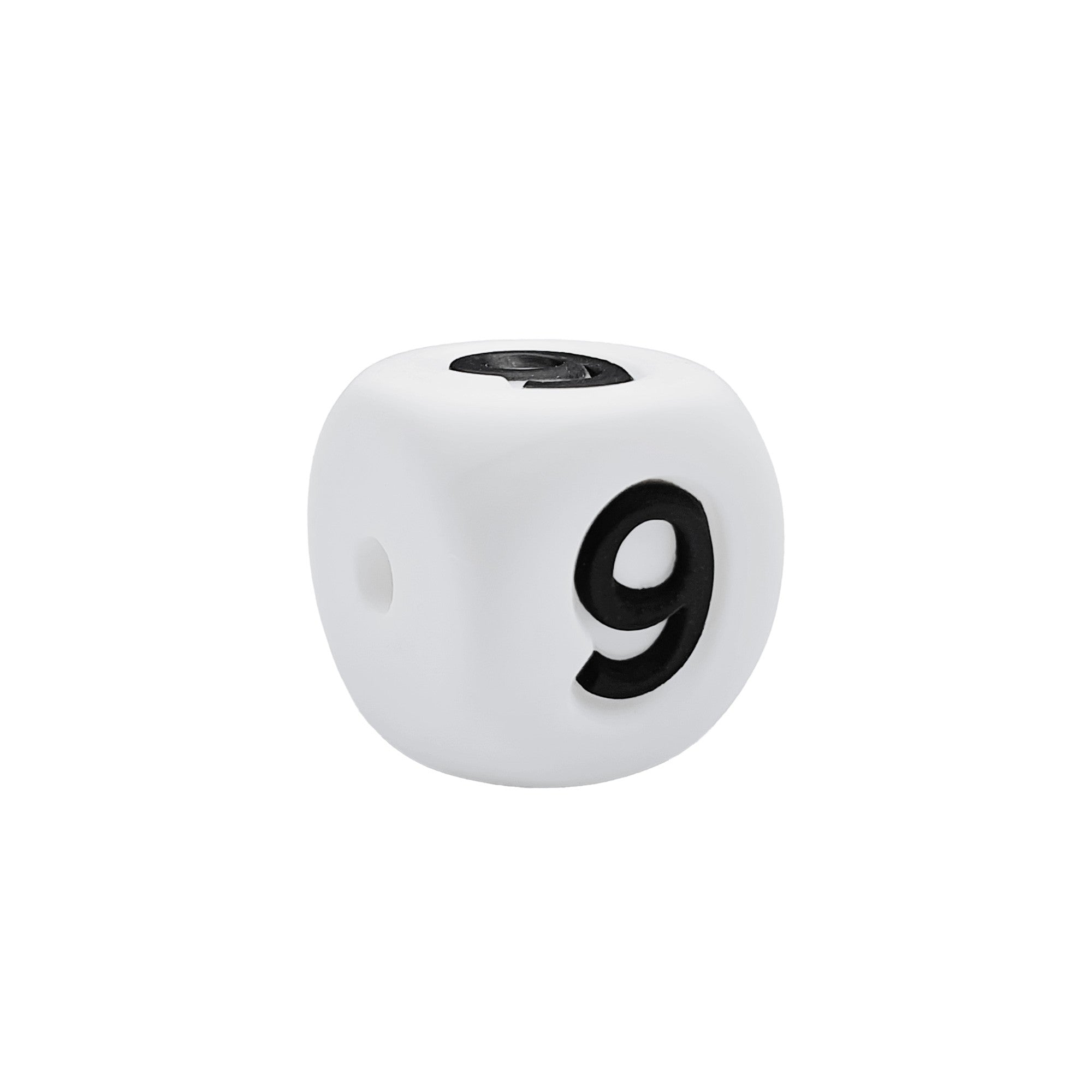 numero 9 in silicone alimentare 12mm per dentizione e scritte personalizzate