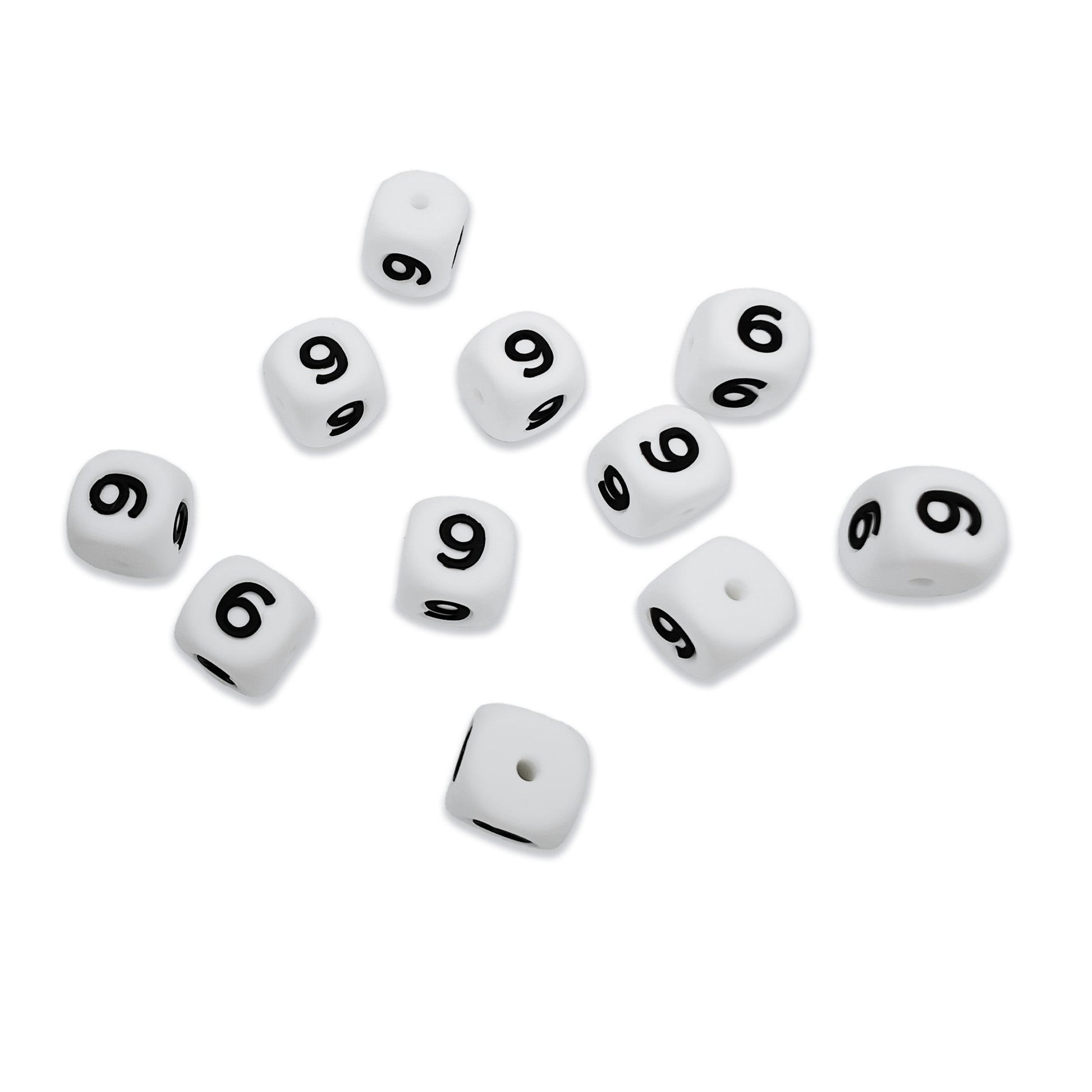 numero 9 in silicone alimentare 12mm per portachiavi e scritte personalizzate