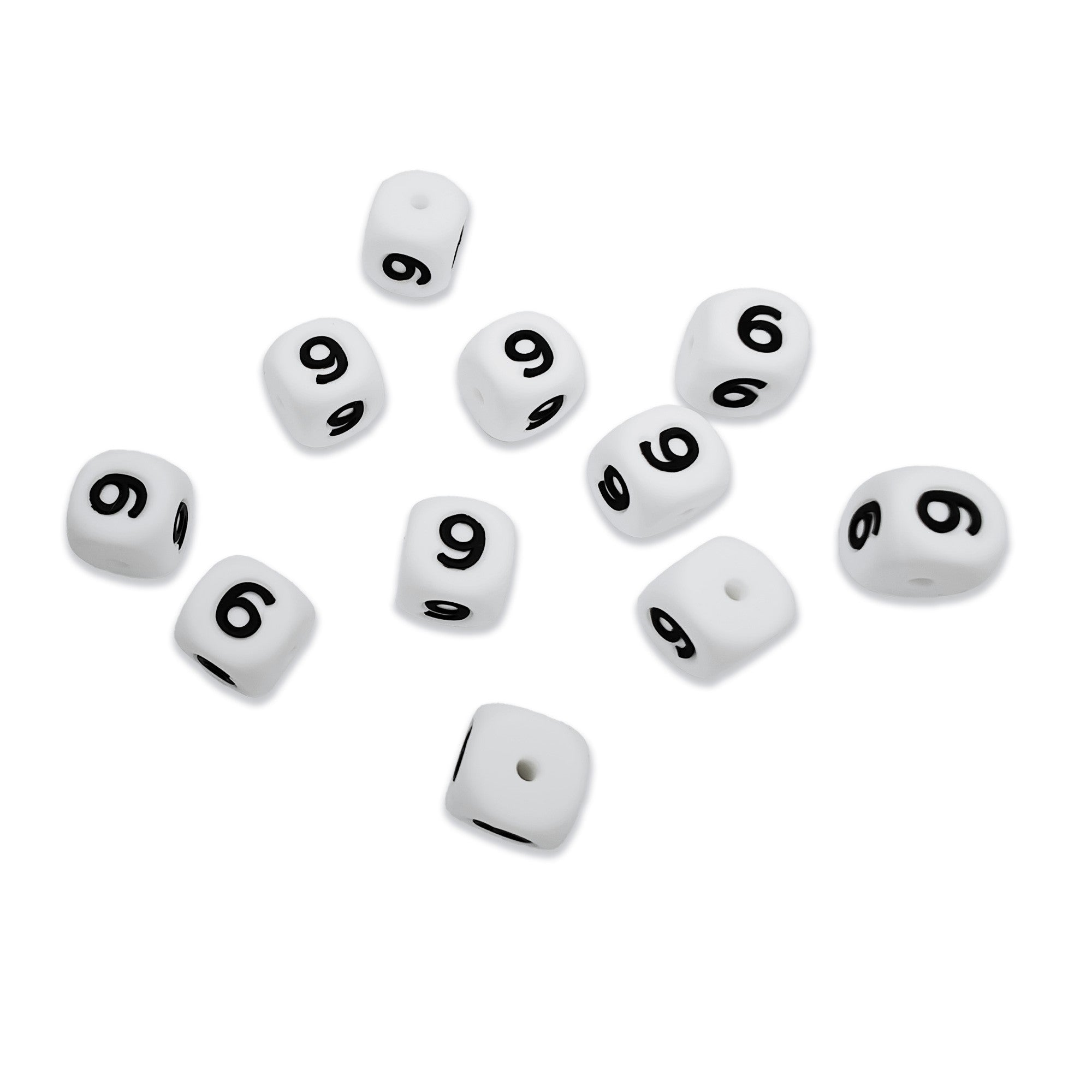 numero 9 in silicone alimentare 12mm per portachiavi e scritte personalizzate