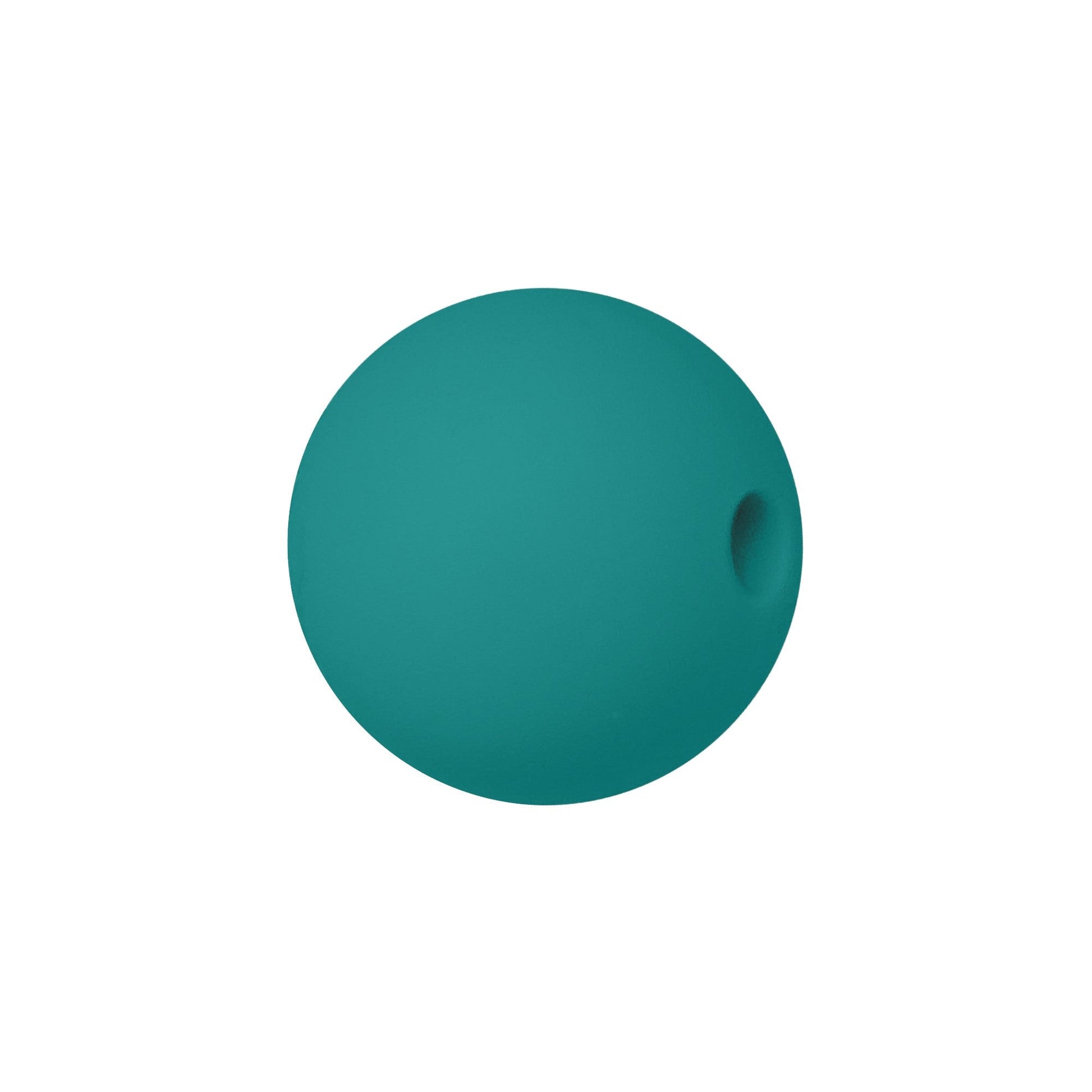 sfera in silicone alimentare ottanio da 9 mm per collane e accessori dentizione
