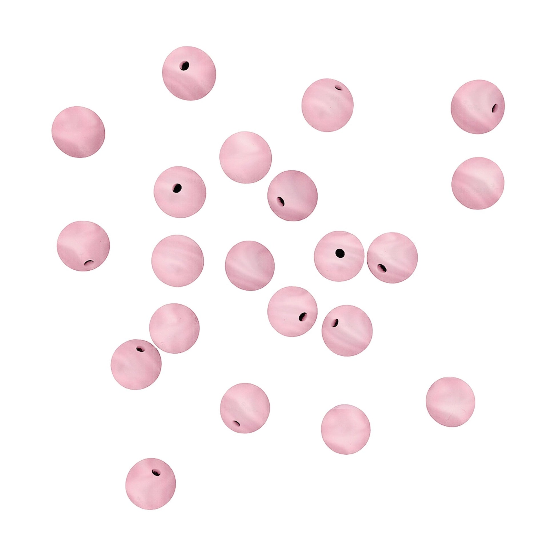 perlina silicone alimentare rosa sfumato 9 mm dentizione
