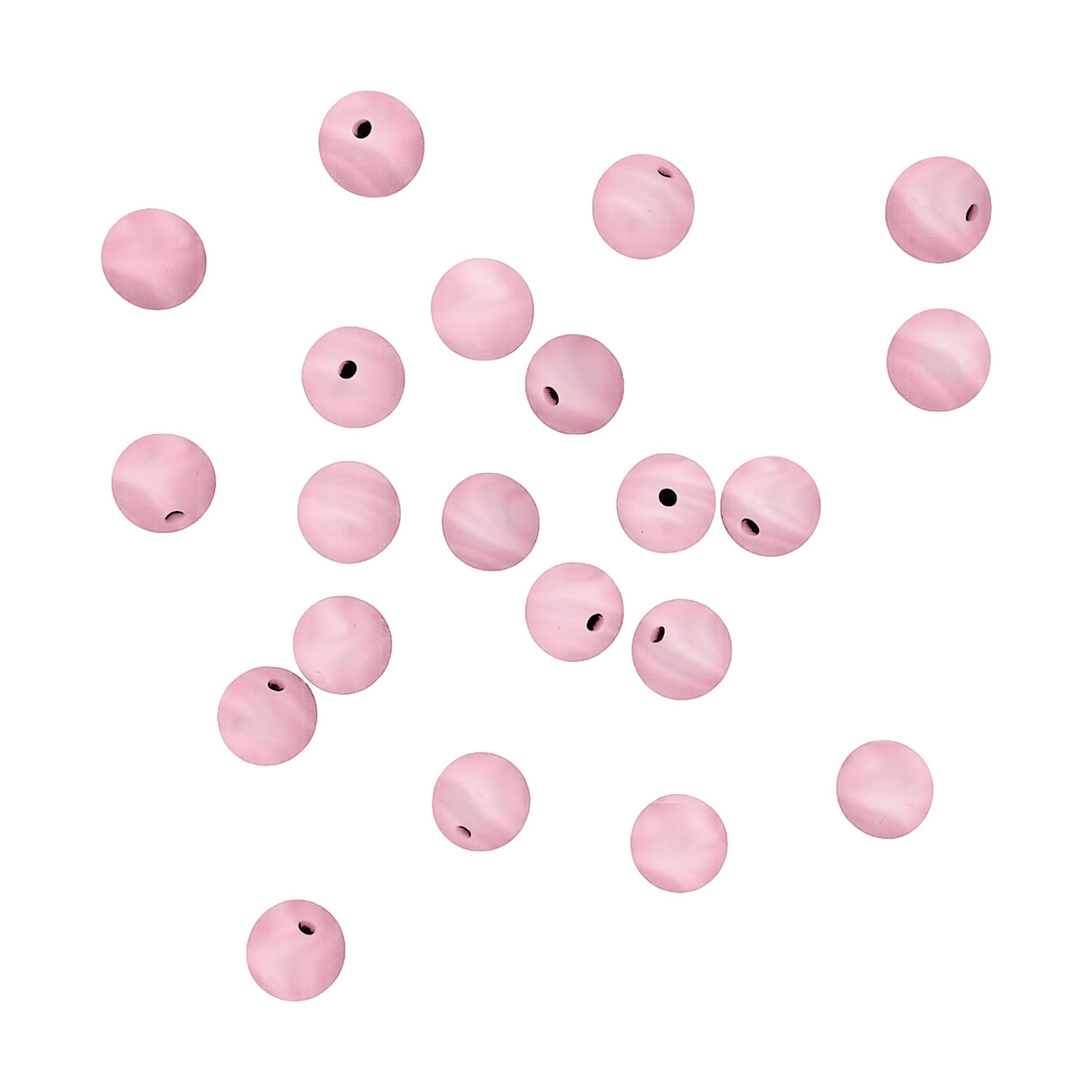 perlina silicone alimentare rosa sfumato 9 mm dentizione