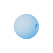 sfera in silicone alimentare celeste da 9 mm per collane e accessori dentizione