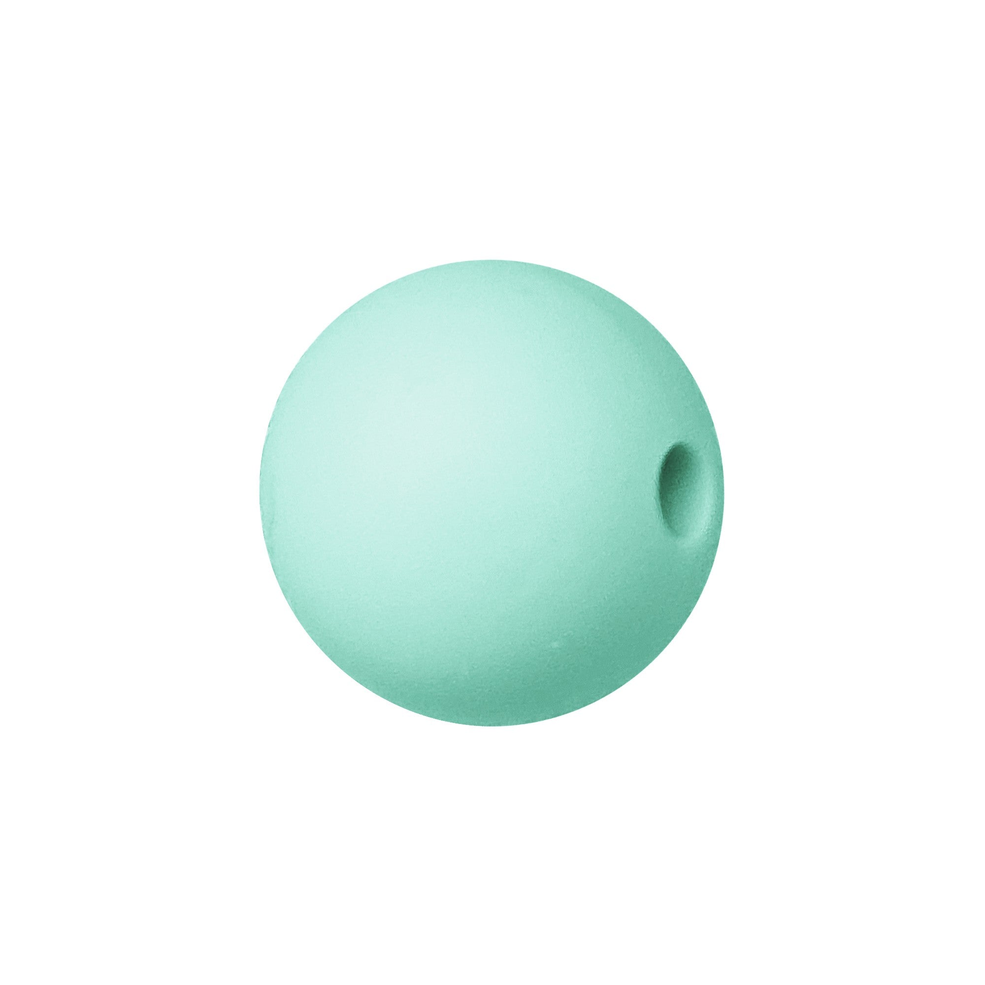 sfera in silicone alimentare tiffany da 9 mm per collane e accessori dentizione