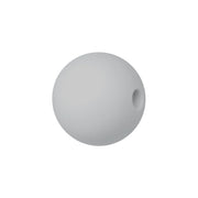 sfera in silicone alimentare grigio da 9 mm per collane e accessori dentizione